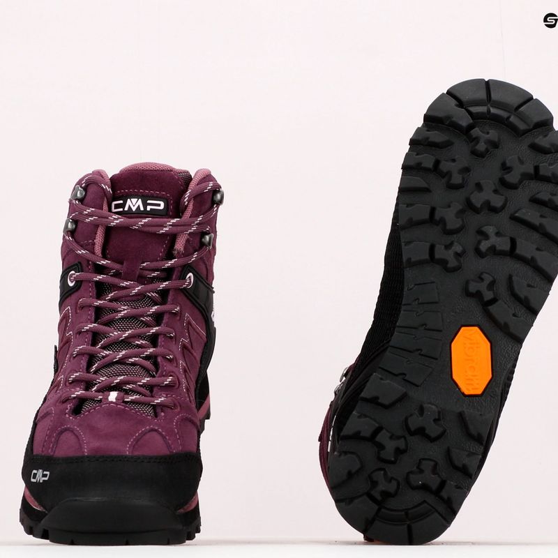 Cizme de trekking pentru femei CMP Moon Mid roz 31Q4796 19