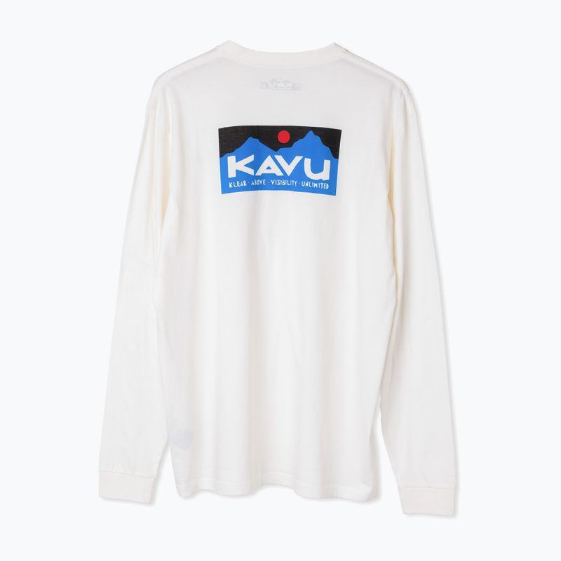 Longsleeve pentru bărbați KAVU Etch Art. off white 2
