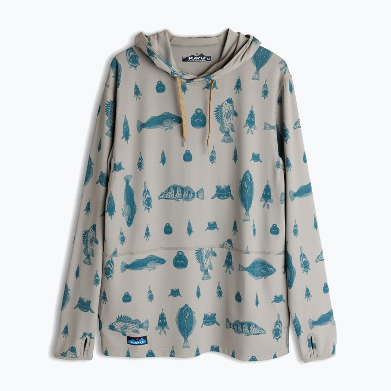 Hanorac pentru bărbați KAVU Sol Hoodie fish the line