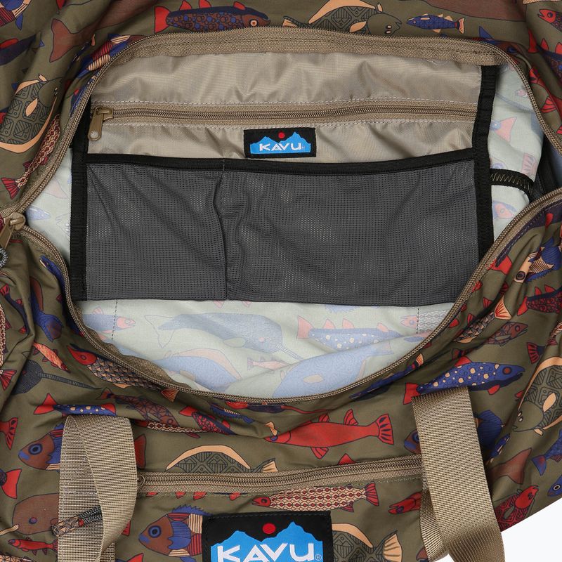 Geantă de călătorie KAVU Tide Rip 46 l fish tessellate 4