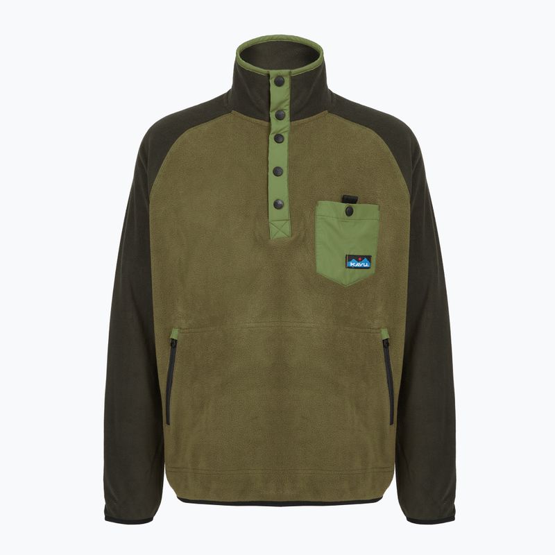 Bluză fleece pentru bărbați KAVU Teannaway evergeen