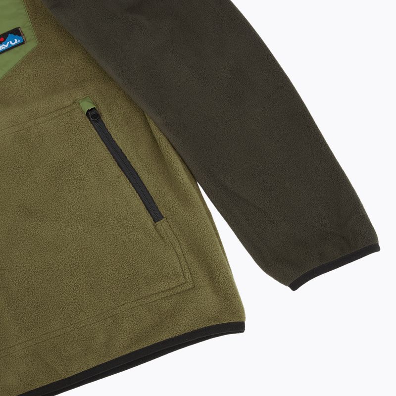 Bluză fleece pentru bărbați KAVU Teannaway evergeen 4