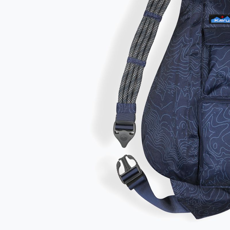 Rucsac de oraș KAVU Rope Sling 10 l navy topo 4