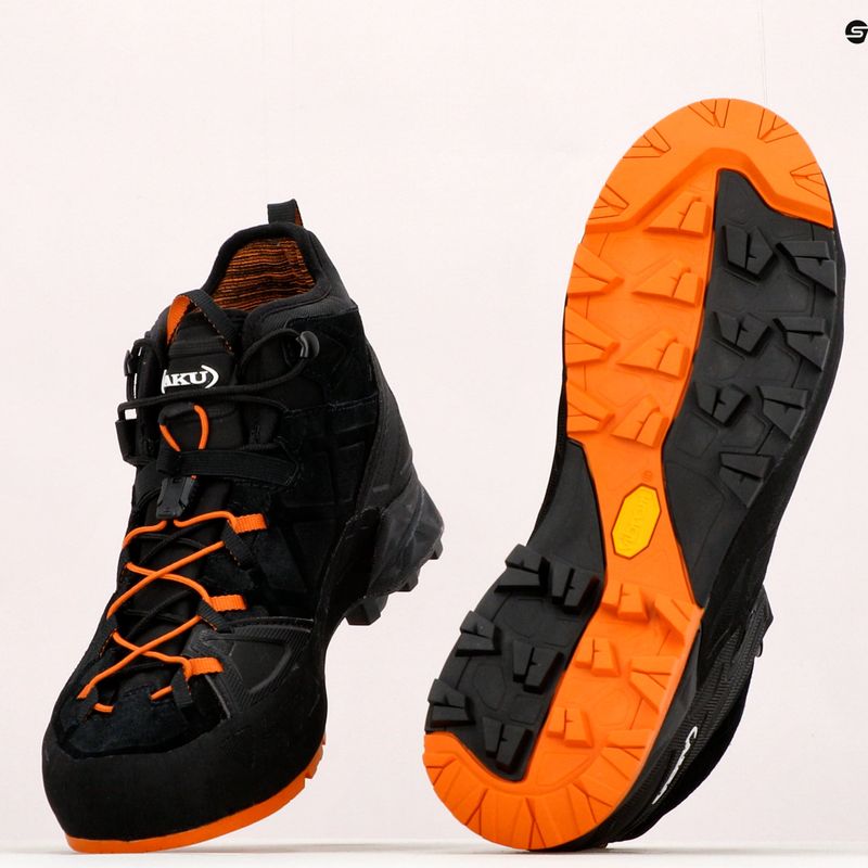 AKU Rock Dfs Mid GTX bărbați cizme de trekking negru-portocaliu 718-108 14