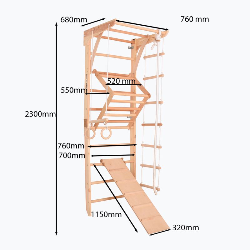 Scară de gimnastică RINAGYM Kinder 3 10