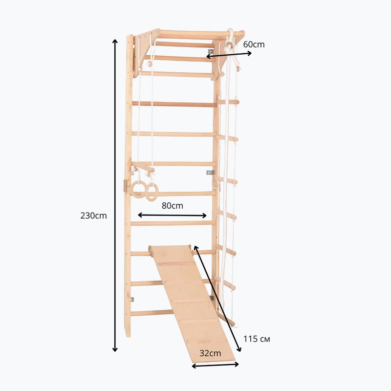Scară de gimnastică RINAGYM Kombi 3 17