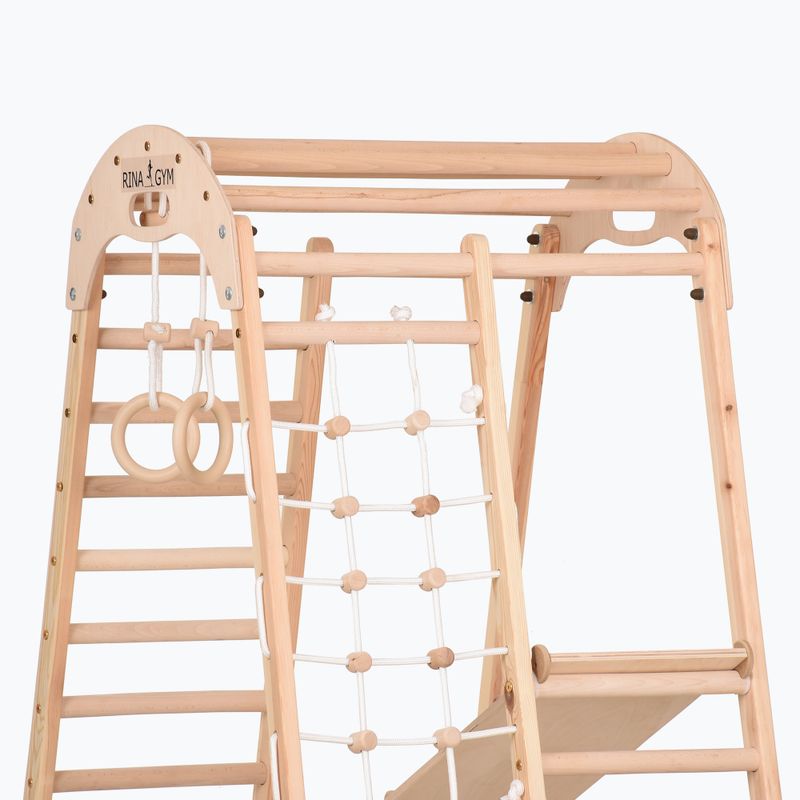 Triunghi gimnastic pentru cățărat RINAGYM Kids 2 natural 8