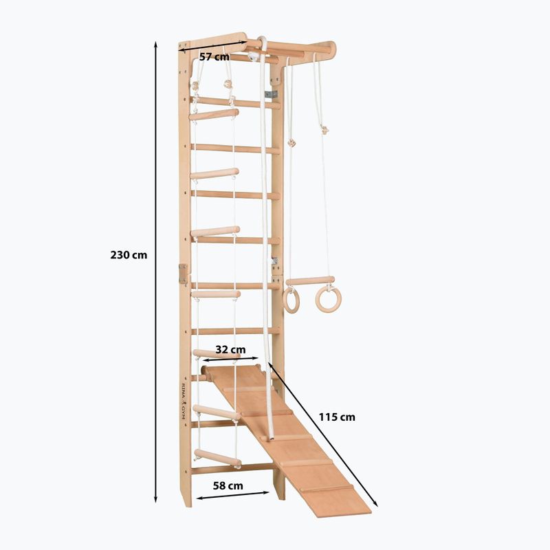 Scară de gimnastică RINAGYM SPR B+SLIDE 10