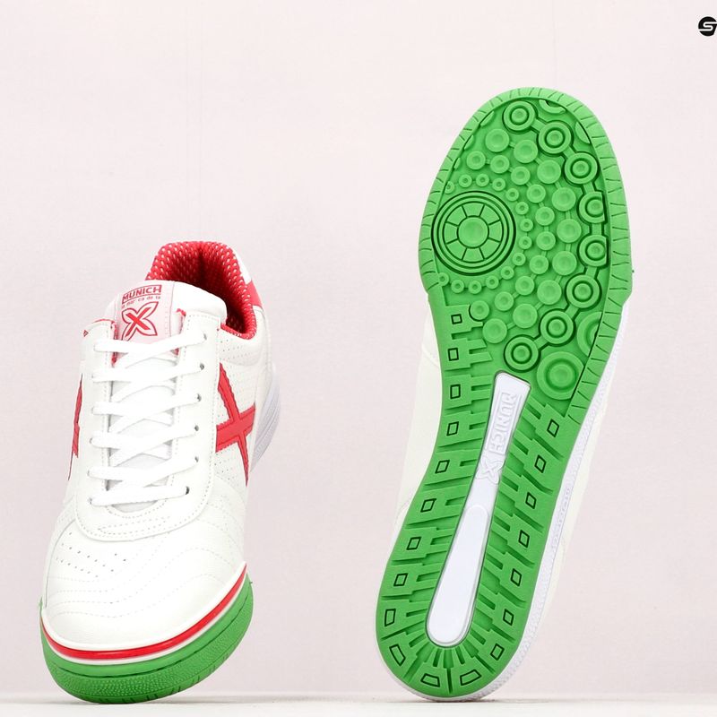 Cizme de fotbal pentru bărbați MUNICH G-3 Profit alb 11