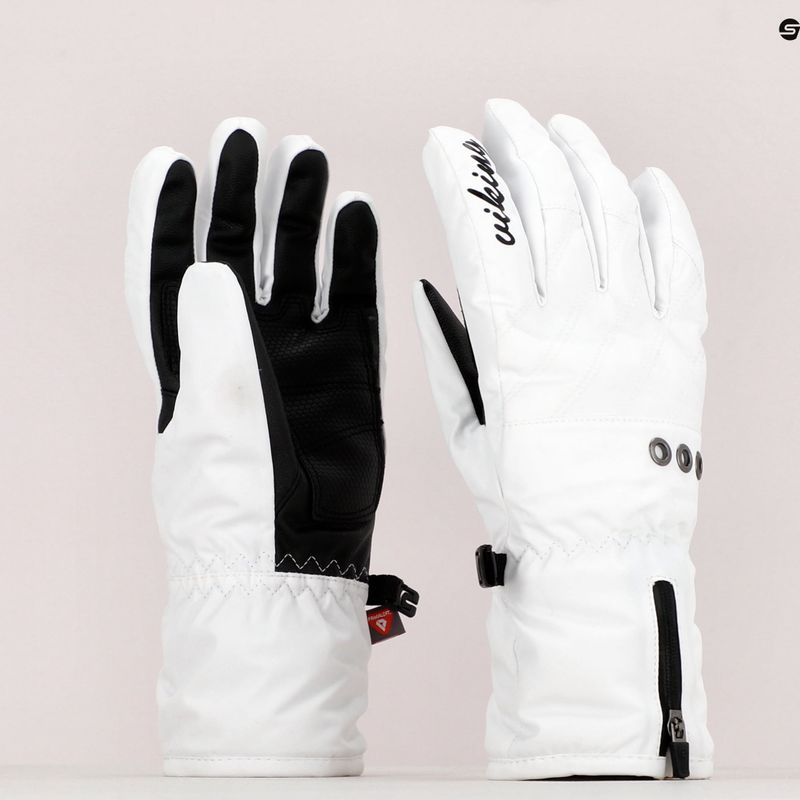 Mănuși de schi pentru femei Viking Selena Ski Gloves, alb, 113/19/4260/01 8