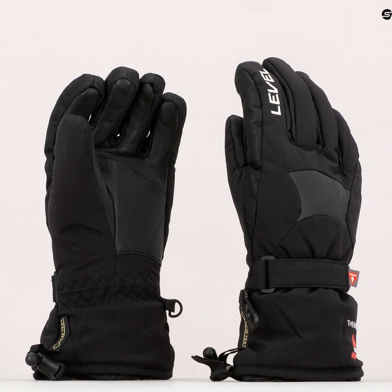 Mănuși de schi pentru copii Level Super Radiator Jr Gore Tex negru 4115 7