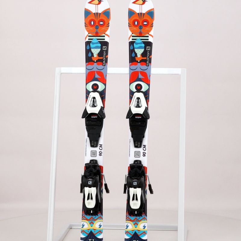 Schiuri de coborâre pentru copii Salomon T1 XS + C5 culoare L40891100 15