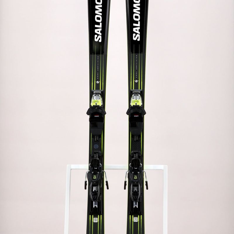 Salomon S Max 10 + M11 GW schiuri de coborâre negru/galben L47055700 11