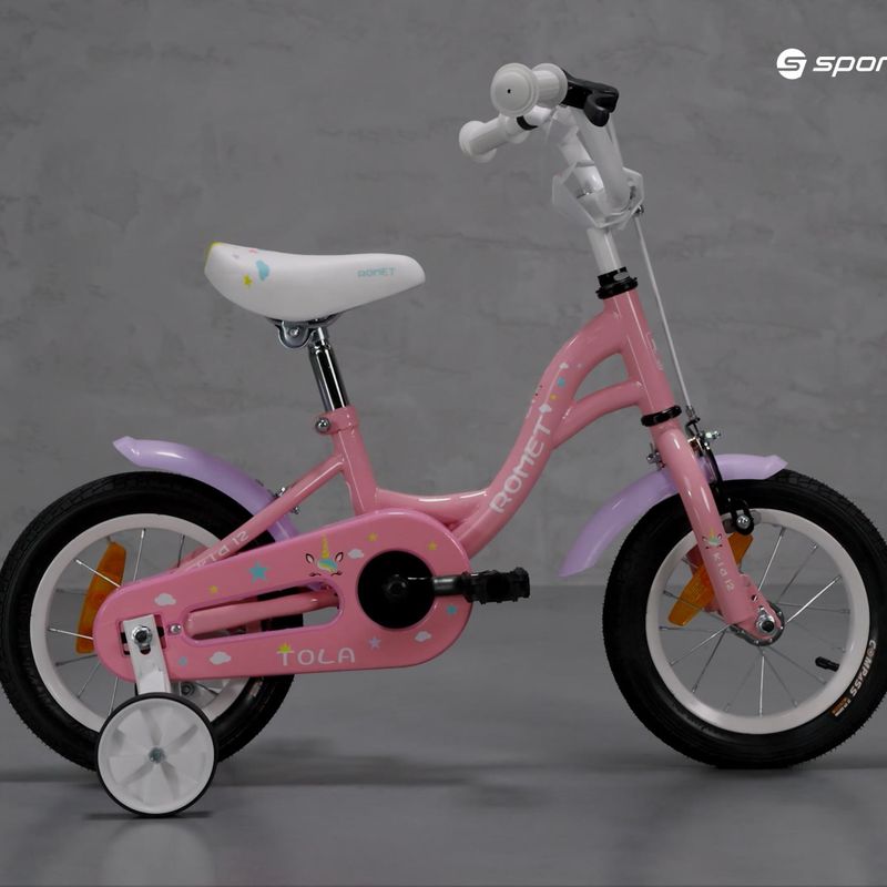 Bicicleta pentru copii Romet Tola 12 roz 2216633 7