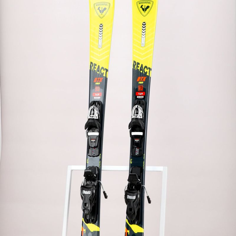 Schiuri de coborâre Rossignol React RTX + Xpress 10 GW yellow/black 13