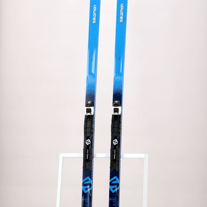 Schiuri de fond pentru femei Salomon Snowscape 7 Vitane + Prolink Auto albastru L409352PMS 17