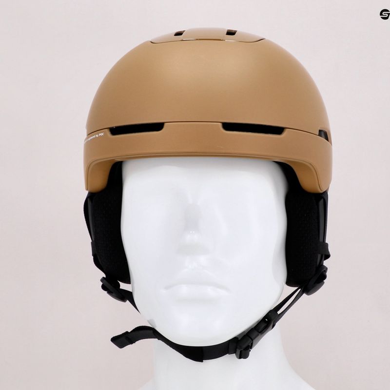 Cască de schi POC Obex MIPS aragonite brown matte 9