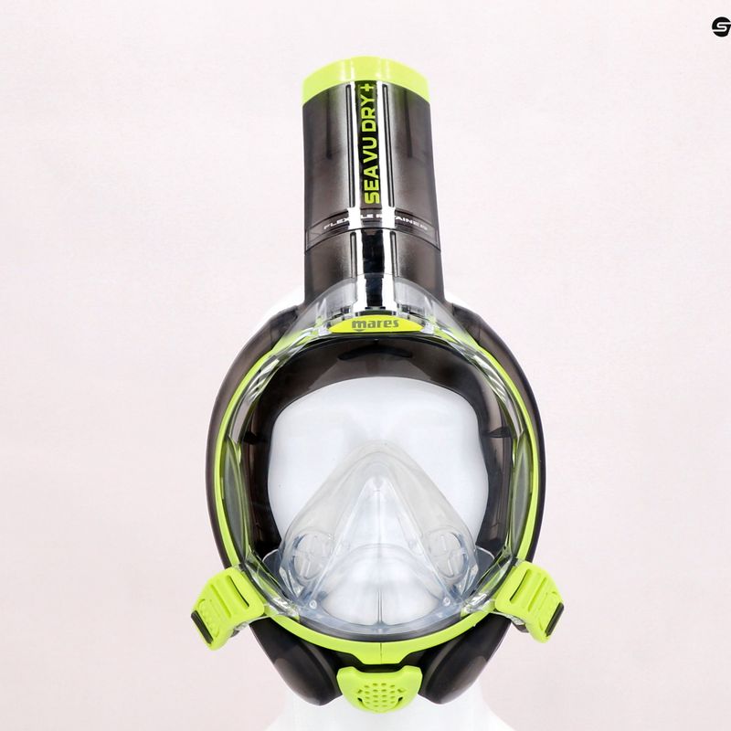 Mască de scufundări Mares Sea VU Dry + negru-verde 411260 6