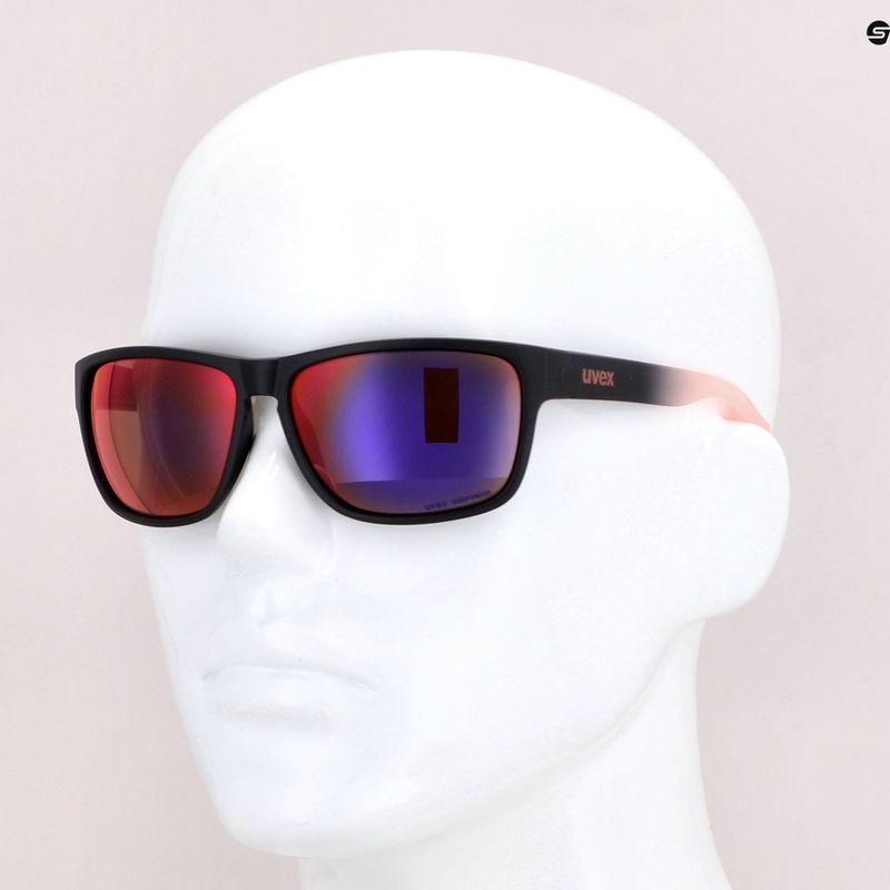 Ochelari de soare UVEX Lgl 36 CV negru/roz S5320172398 7