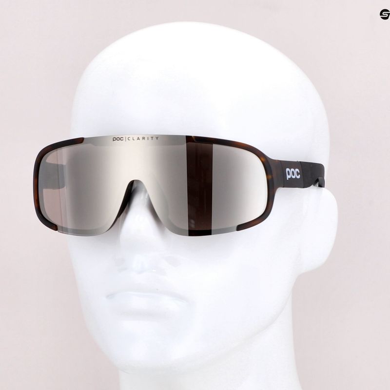 Ochelari de protecție pentru bicicletă POC Aspire tortoise brown/violet/silver mirror 7