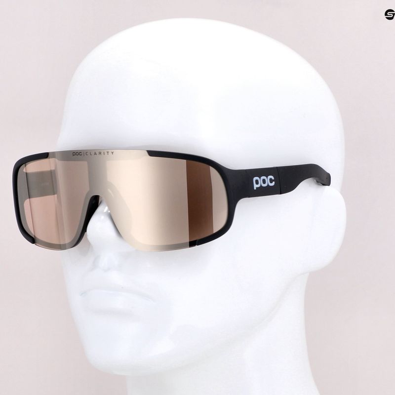 Ochelari de protecție pentru bicicletă POC Aspire uranium black/brown/silver mirror 7