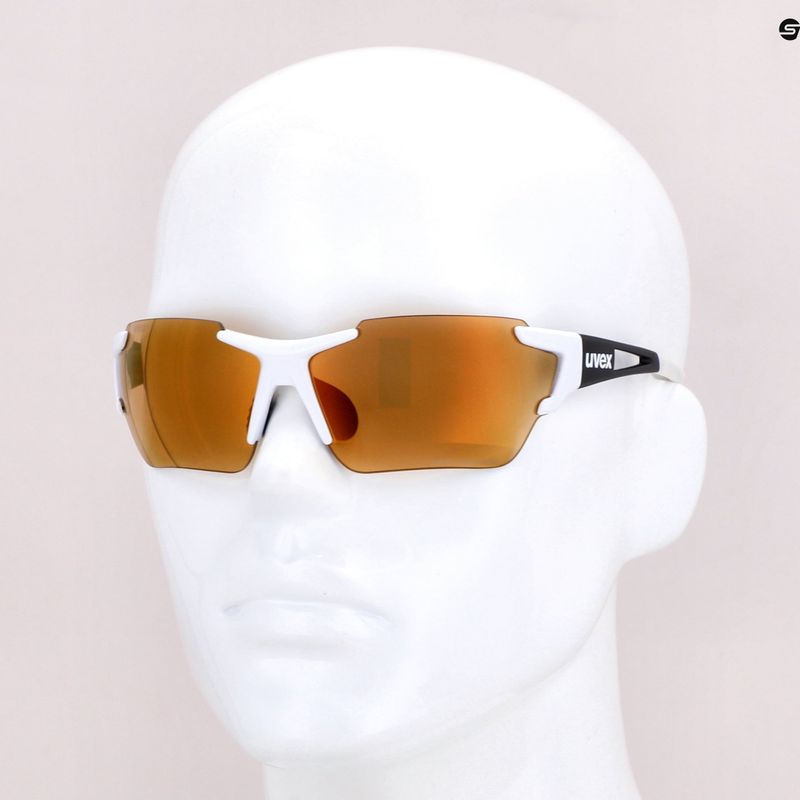Ochelari de bicicletă UVEX Sportstyle 803 race CV V alb S5320418206 7