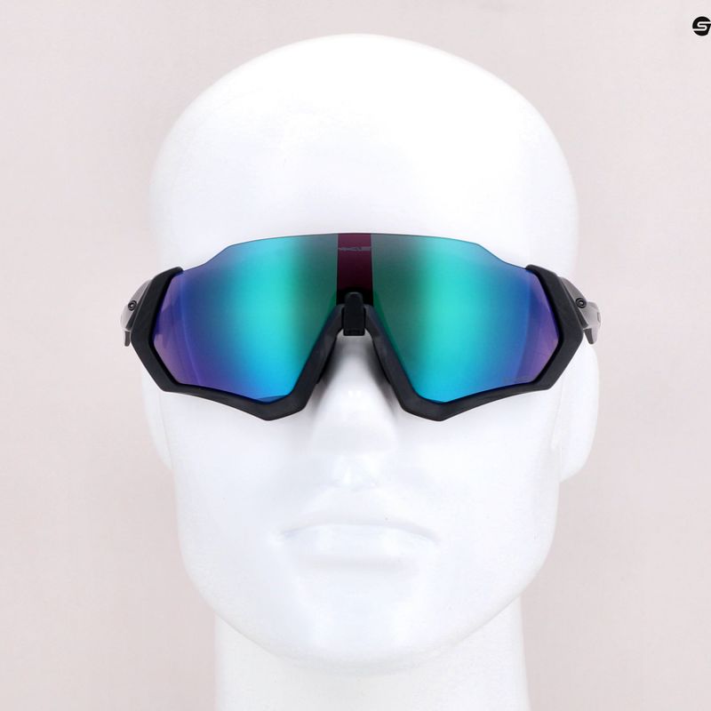 Oakley Flight Jacket ochelari de ciclism negru-violet 0OO9401 7