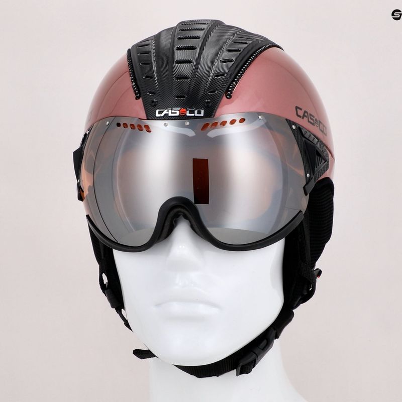 CASCO cască de schi SP-2 Carbonic Visor roz 07.3736 10