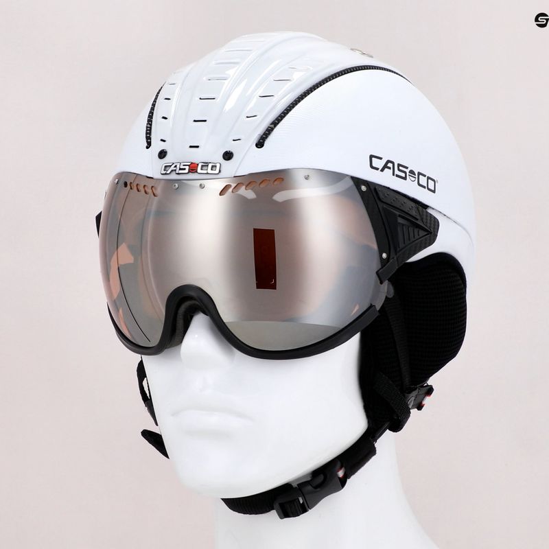 CASCO cască de schi SP-2 Carbonic Visor alb 07.3737 11