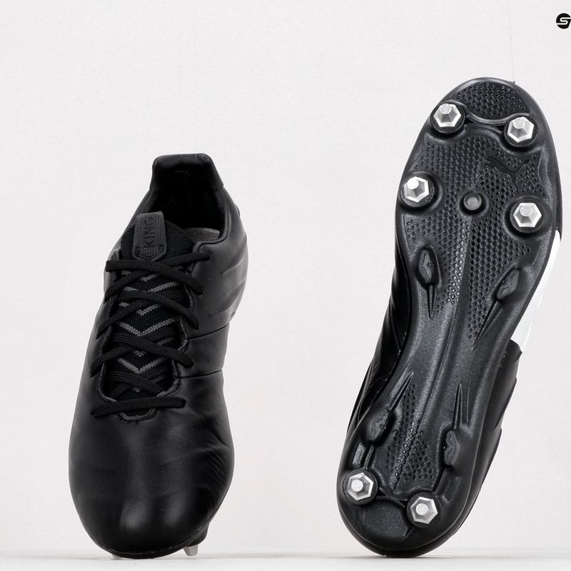 PUMA King Platinum 21 MXSG ghete de fotbal pentru bărbați negru și alb 106545 01 10