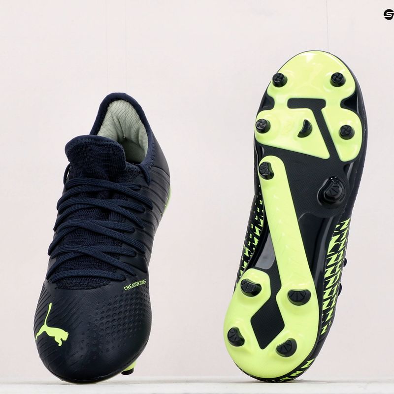 PUMA Future Z 4.4 FG/AG jr. pentru copii ghete de fotbal negru-verde 107014 01 9