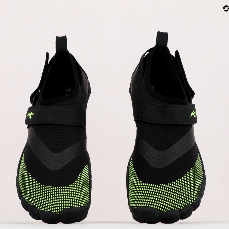 Încălțăminte de apă AQUA-SPEED Agama negru-verde 638 16