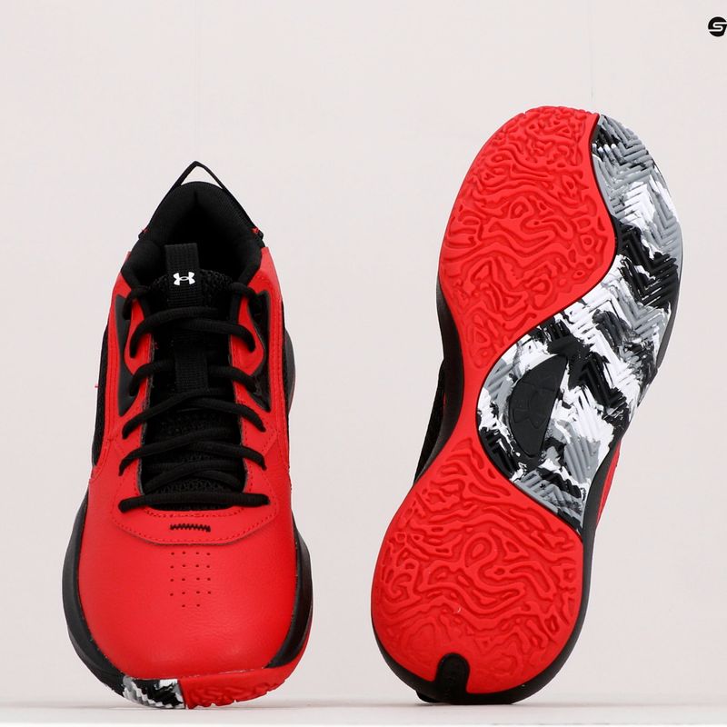 Încălțăminte de baschet pentru bărbați Under Armour Lockdown 6 roșie 3025616-600 12