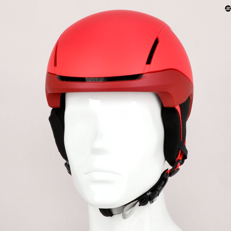 Căști de schi pentru copii Dainese Scarabeo Elemento metallic red/white logo 9