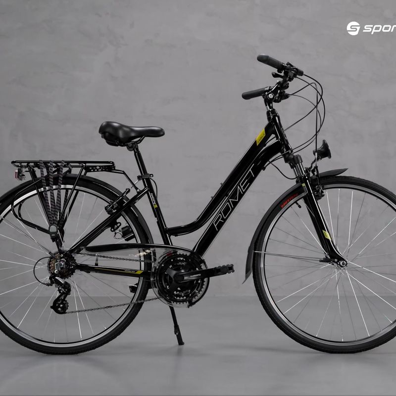Bicicleta de trekking pentru femei Romet Gazela negru-galben R23A-TRE-28-19-2869A 15