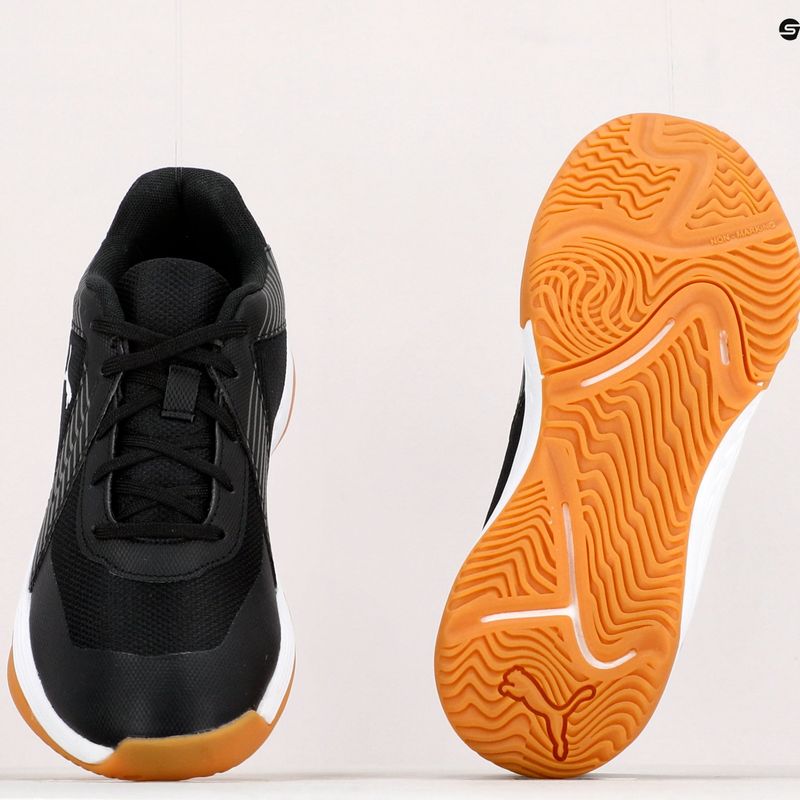 Încălțăminte de volei pentru copii PUMA Varion Jr negru-gri 10658503 12