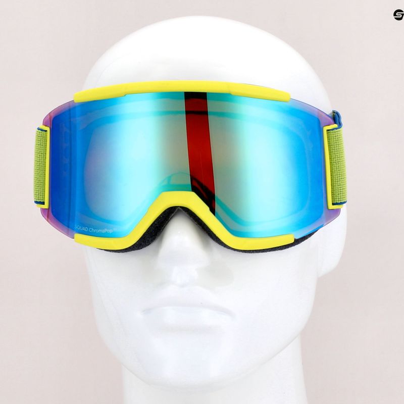 Smith Squad S2 ochelari de schi galben-verde M00668 10