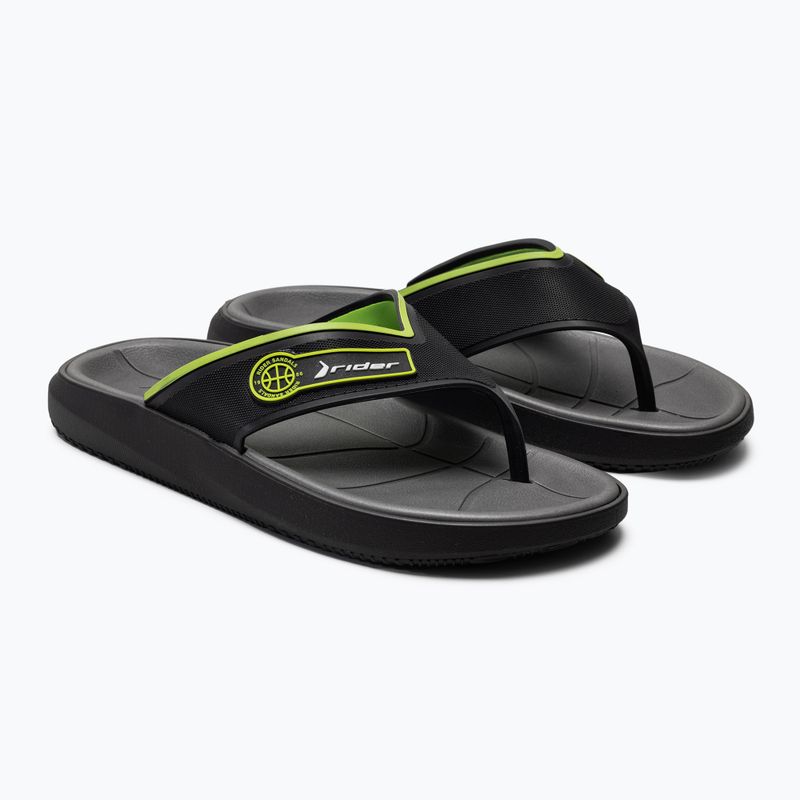 RIDER Block Thong Ad pool flip flops negru 11655-23208 5