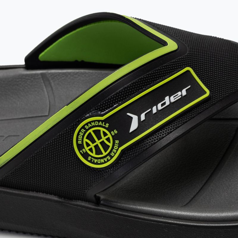 RIDER Block Thong Ad pool flip flops negru 11655-23208 7