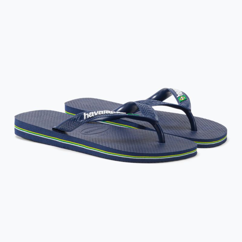 Havaianas Brasil Logo albastru marin flip flop H4110850 5