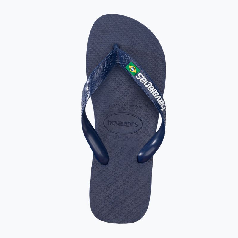 Havaianas Brasil Logo albastru marin flip flop H4110850 6
