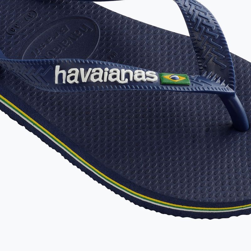 Havaianas Brasil Logo albastru marin flip flop H4110850 12