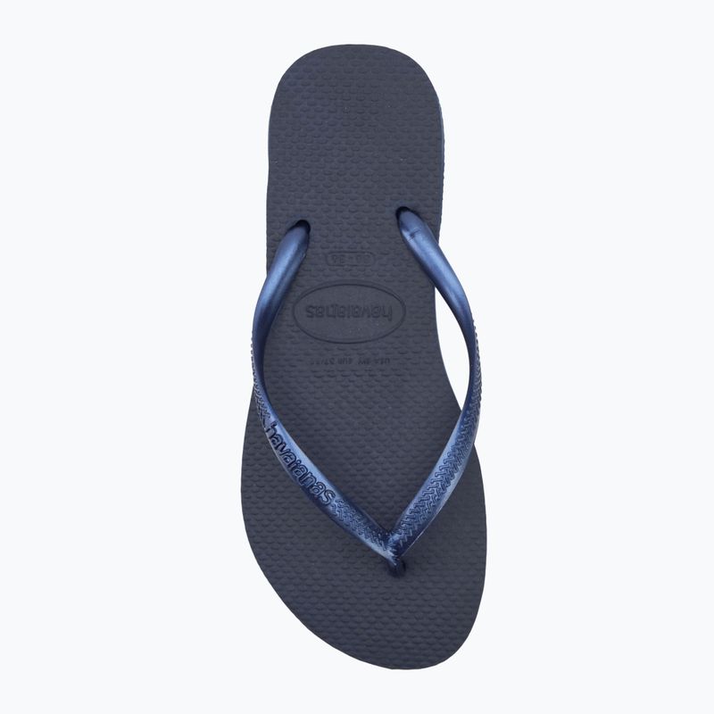 Papuci pentru femei Havaianas Slim navy blue 5