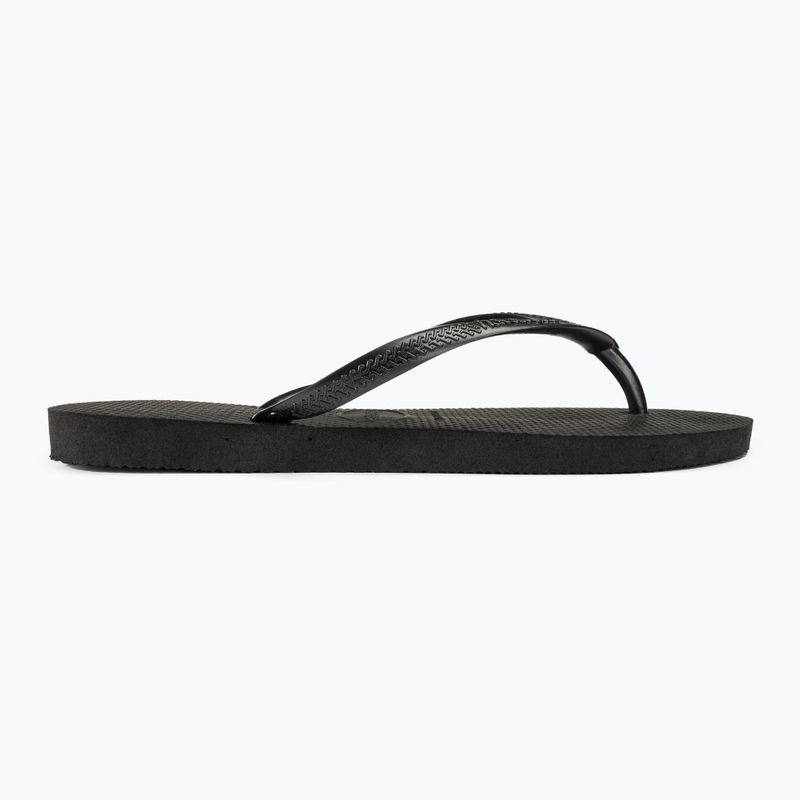 Șlapi pentru femei Havaianas Slim black 2