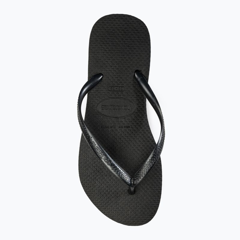 Șlapi pentru femei Havaianas Slim black 6