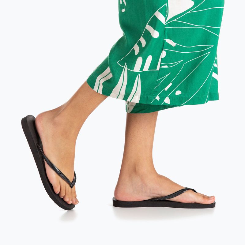 Șlapi pentru femei Havaianas Slim black 11