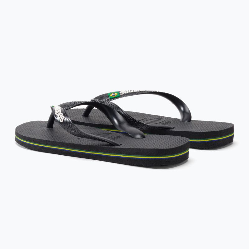 Havaianas Brasil Logo flip flop negru H4110850 3