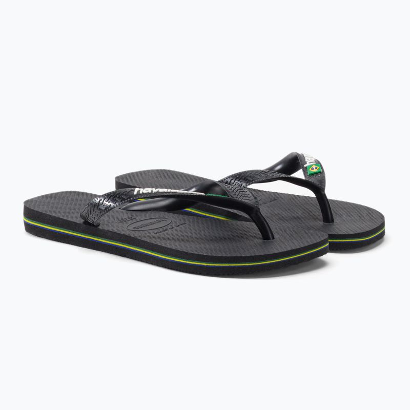 Havaianas Brasil Logo flip flop negru H4110850 5