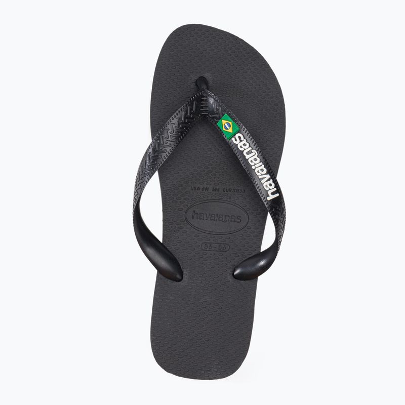 Havaianas Brasil Logo flip flop negru H4110850 6