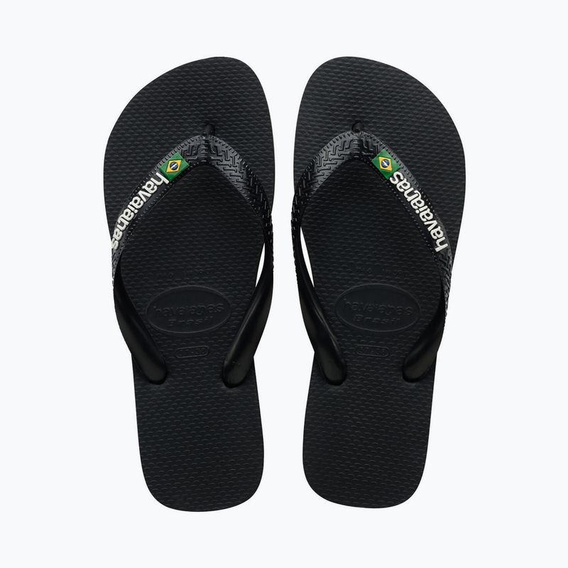 Havaianas Brasil Logo flip flop negru H4110850 10